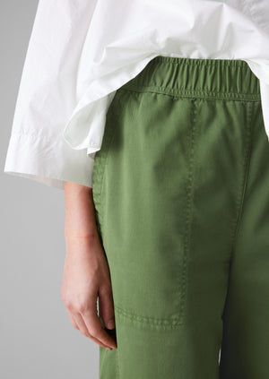 Cotton Twill Pull On Trousers | Propagator Green
