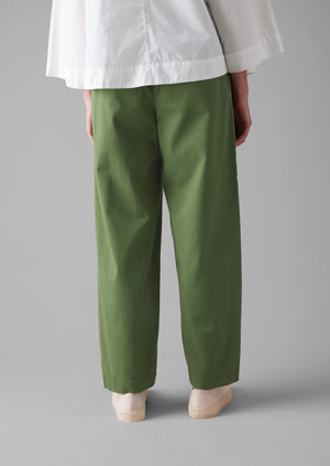 Cotton Twill Pull On Trousers | Propagator Green