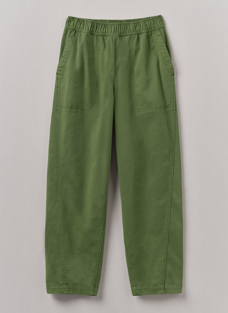 Cotton Twill Pull On Trousers | Propagator Green