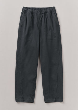 Cotton Twill Pull On Trousers | Slate