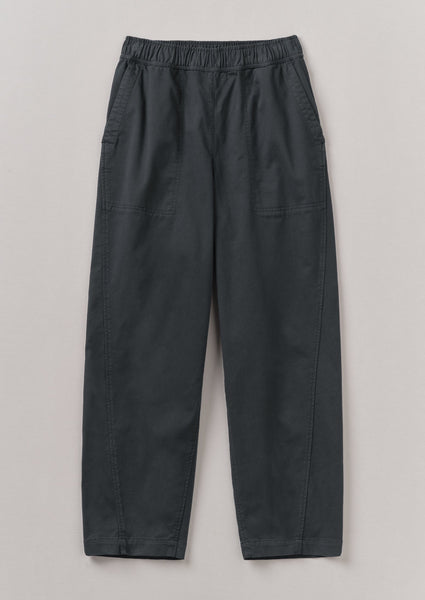 Cotton Twill Pull On Trousers Slate