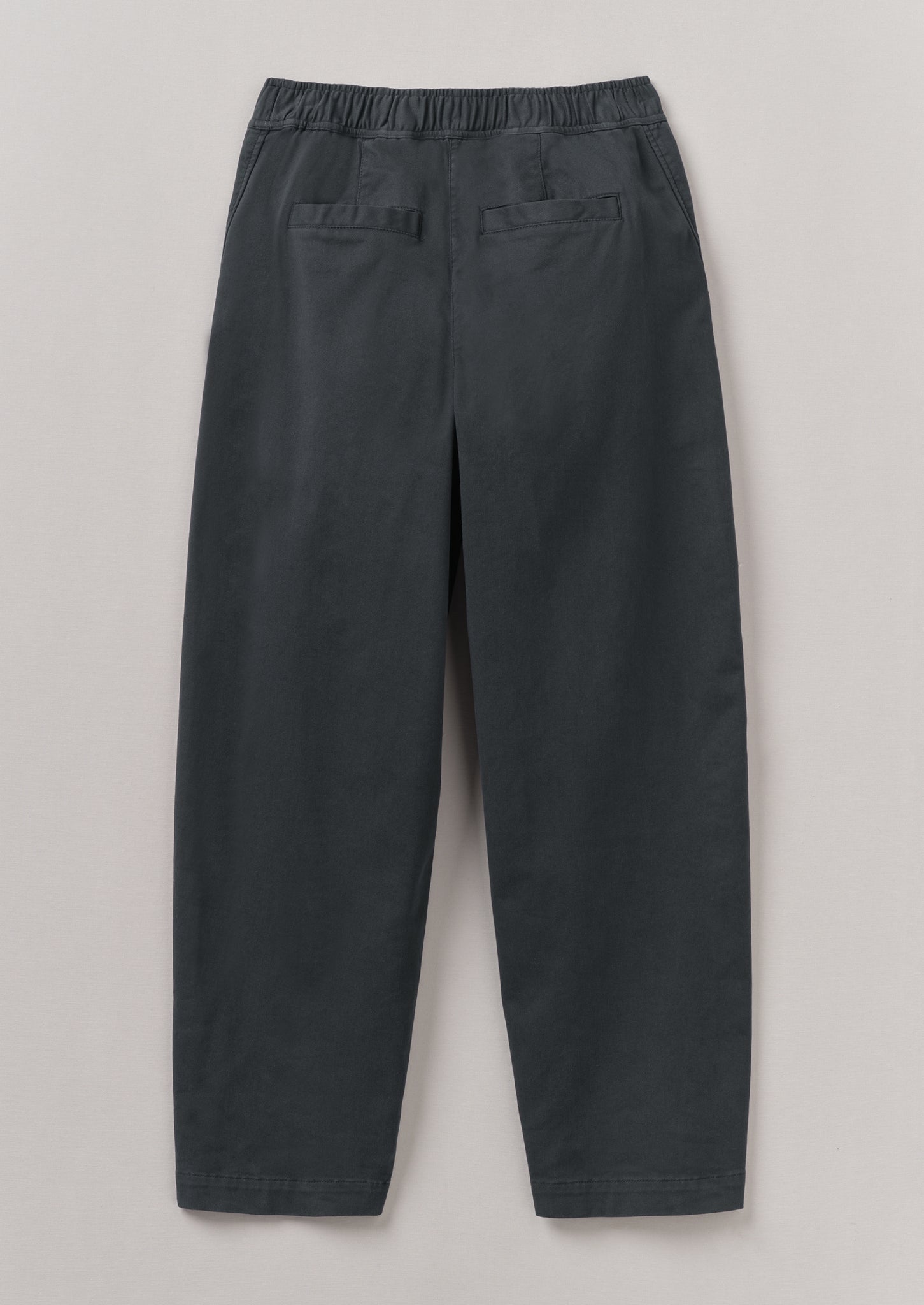 Cotton Twill Pull On Trousers | Slate
