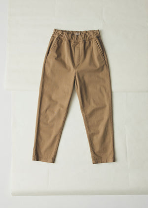 Gabi Cotton Pull On Trousers | Ash Brown