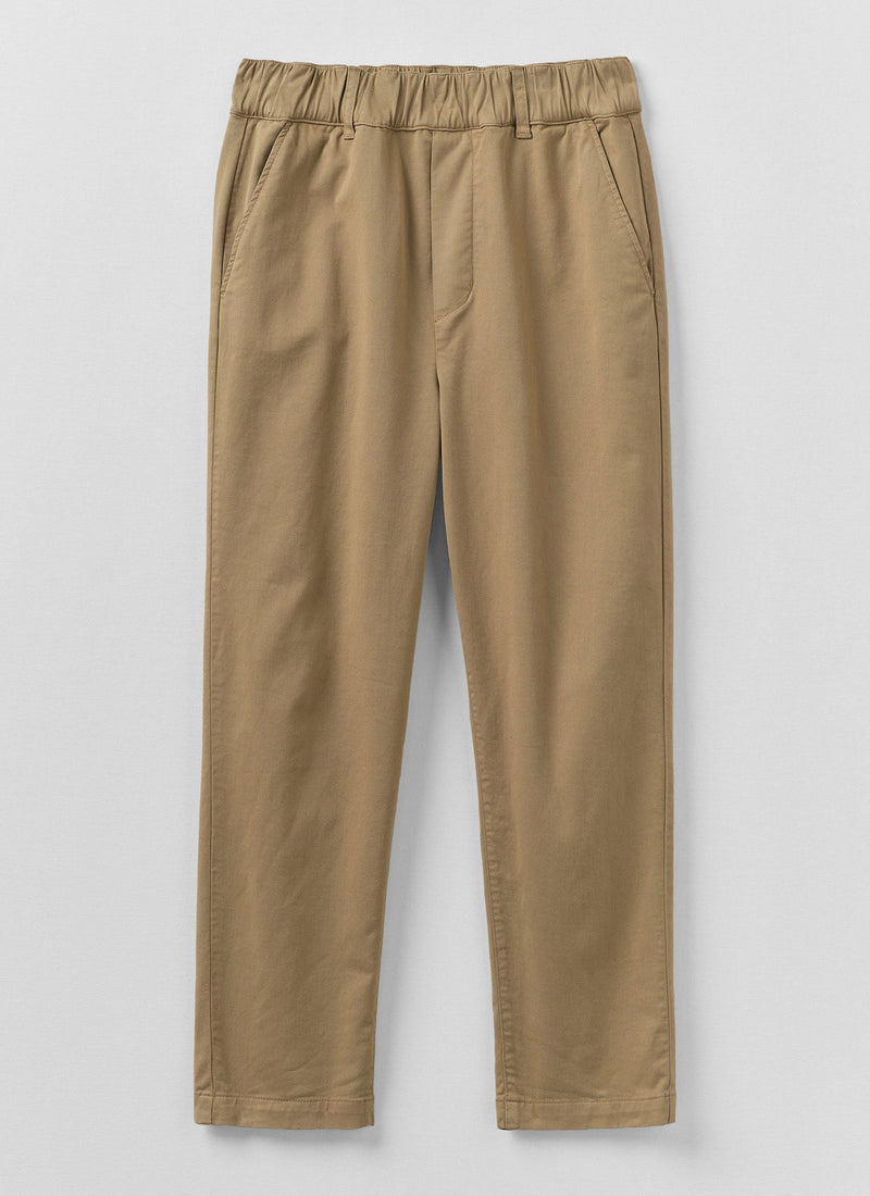 Gabi Cotton Pull On Trousers | Ash Brown
