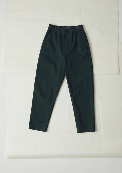 Gabi Cotton Pull On Trousers Pine