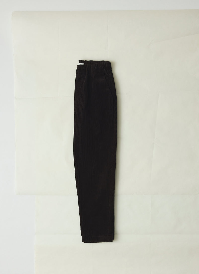 Gabi Organic Cord Pull On Trousers | Anthracite