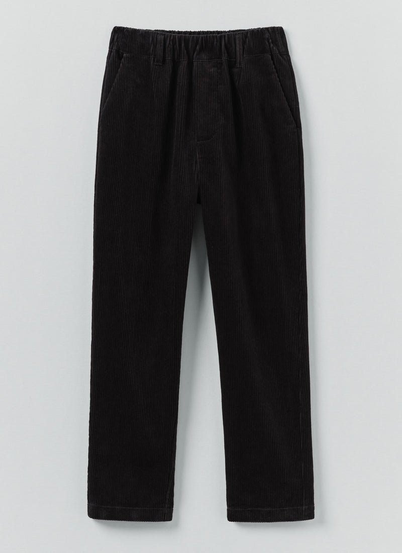 Gabi Organic Cord Pull On Trousers | Anthracite