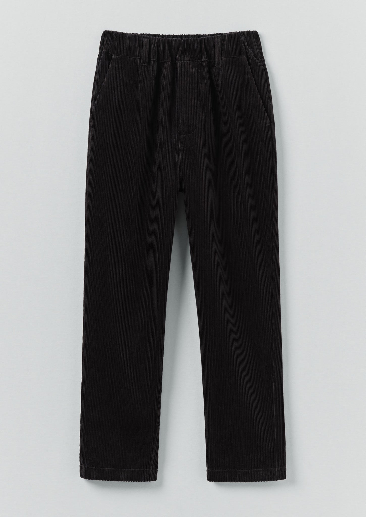 Gabi Organic Cord Pull On Trousers | Anthracite