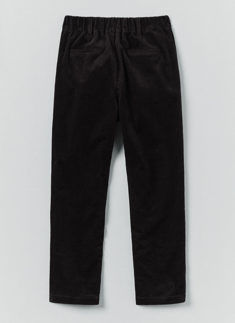 Gabi Organic Cord Pull On Trousers | Anthracite