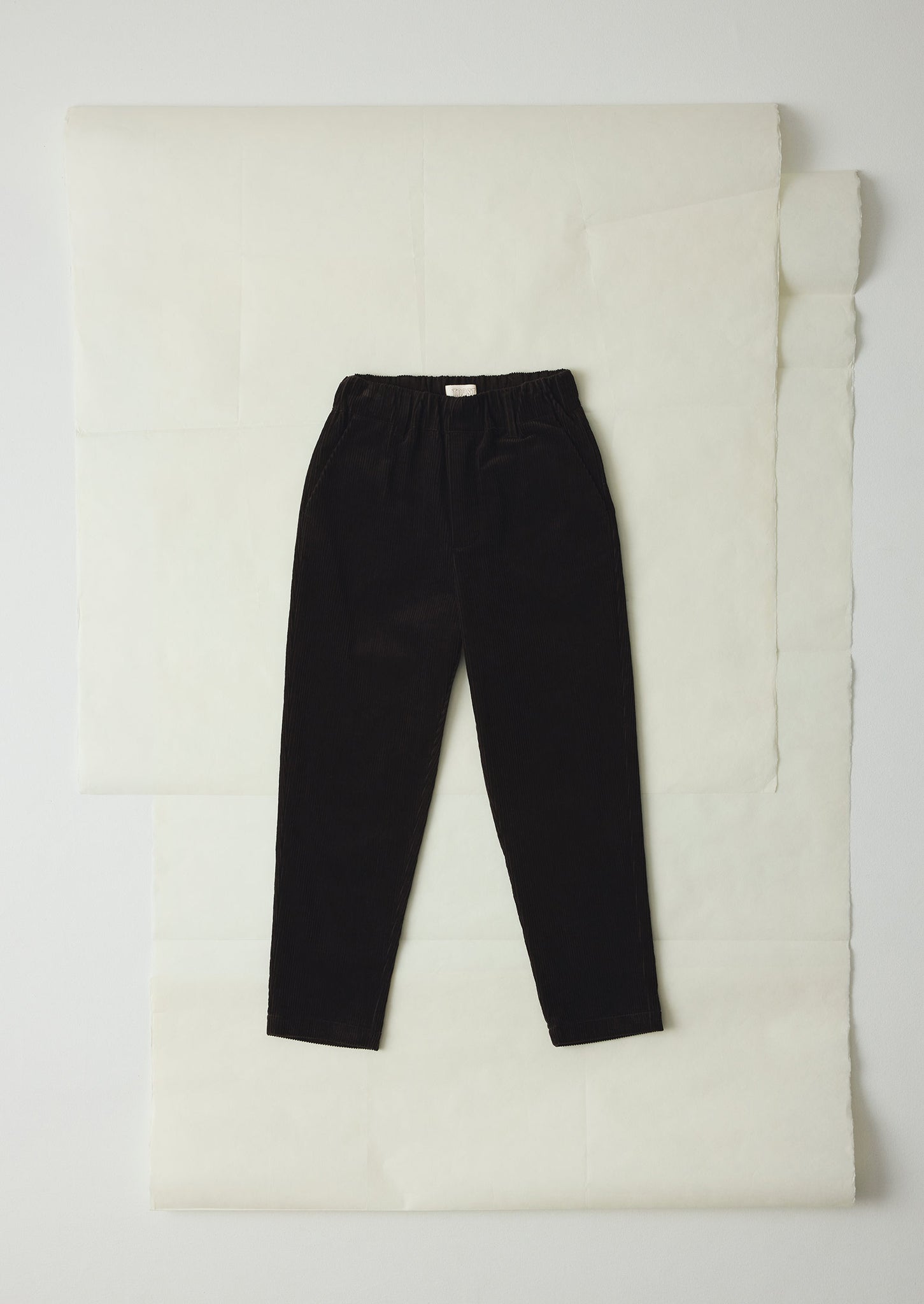Gabi Organic Cord Pull On Trousers | Anthracite