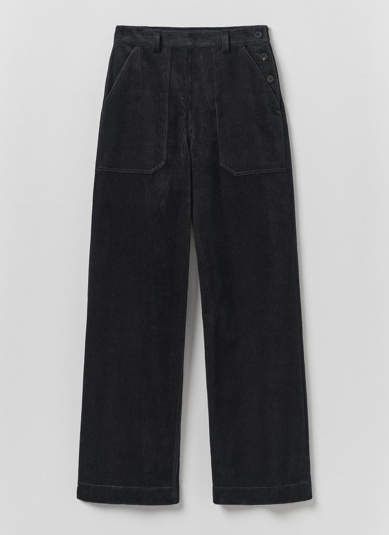 Annie Cord Full Length Trousers | Anthracite