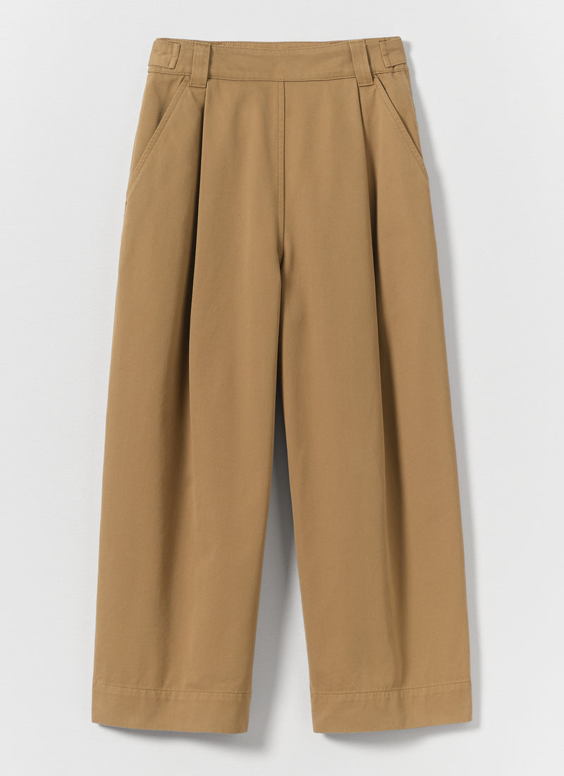 Cotton Pleat Front Trousers | Breen