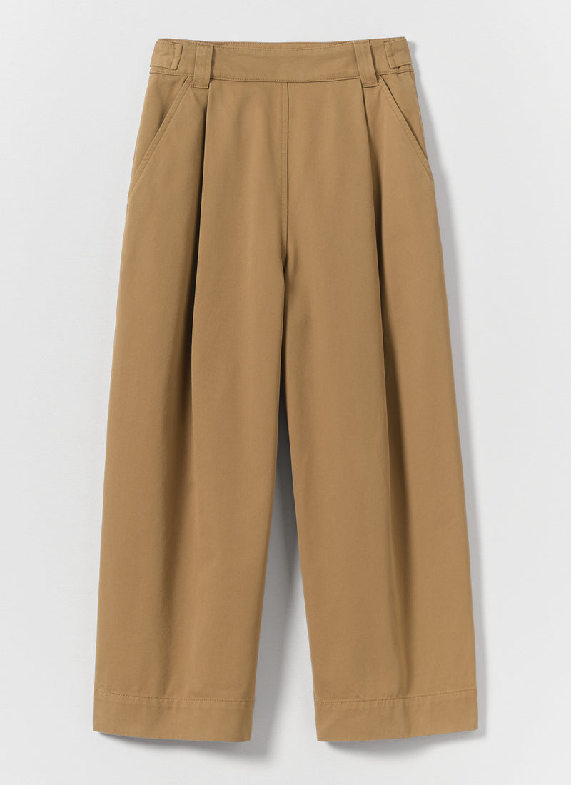 Cotton Pleat Front Trousers | Breen