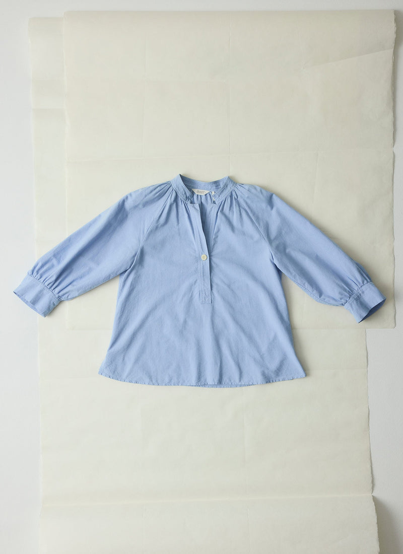 Catrin Cotton Oxford Easy Shirt | Chambray