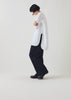 Elena Cotton Linen Tunic Shirt | Paper White