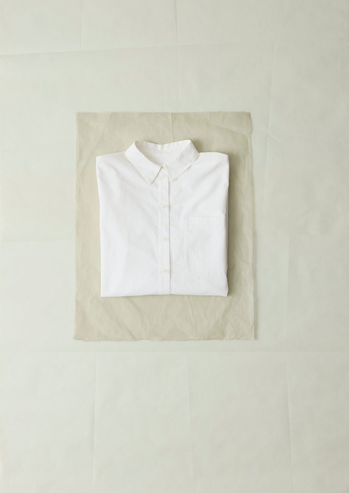 Elena Cotton Linen Tunic Shirt | Paper White