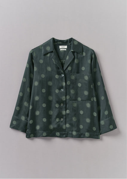 Sun Moon Jacquard Shirt Oil