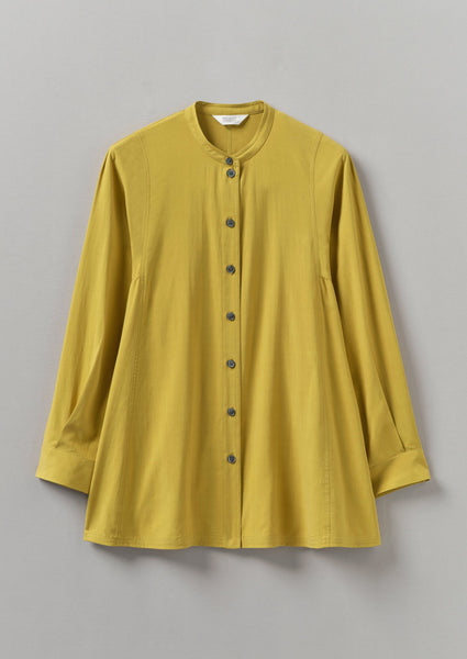 TOAST Archive Spun Silk Shirt in Golden Olive
