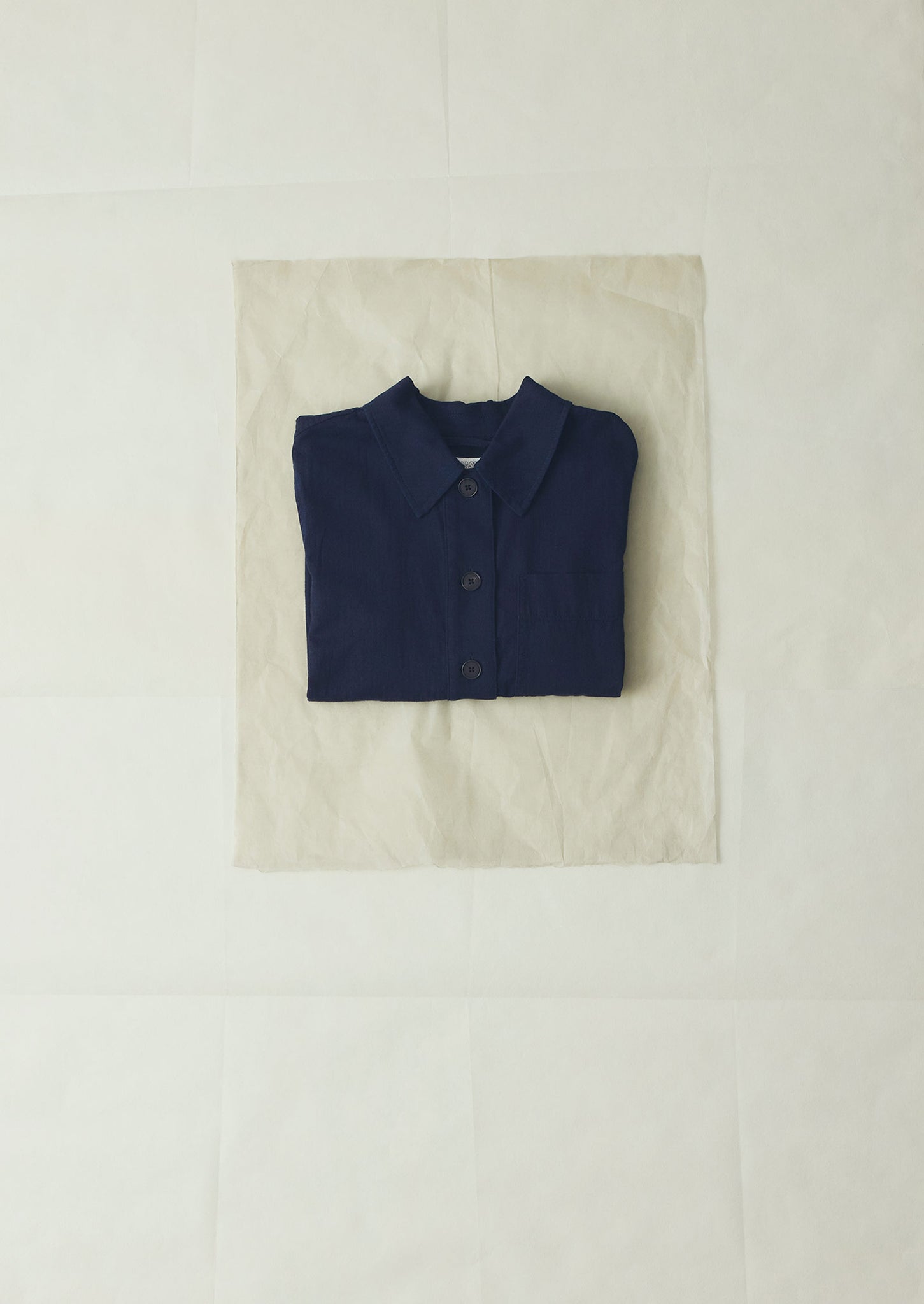 Baya Indigo Cotton Twill Shirt | Indigo