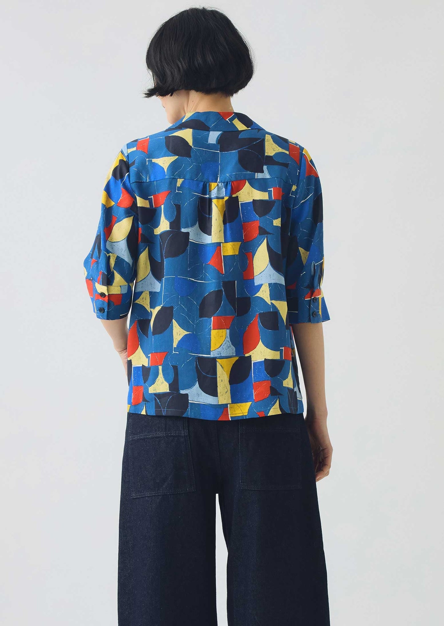 Gia Paintbox Print Shirt | Delft