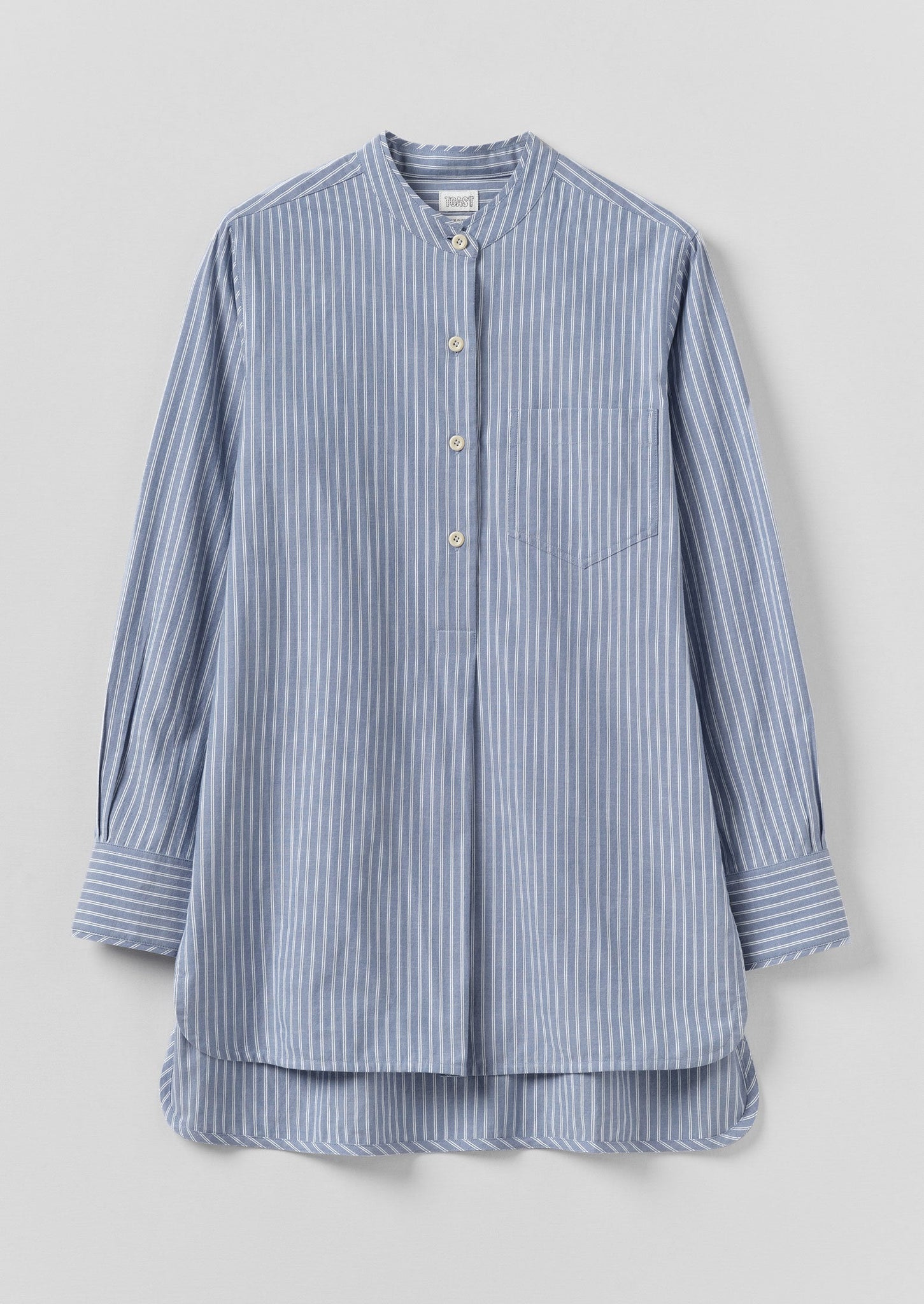 Taro Stripe Shirt | Light Blue