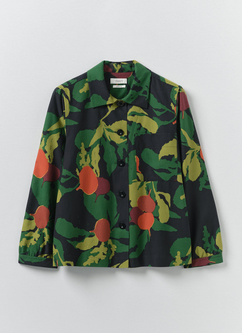 Baya Produce Print Shirt | Slate