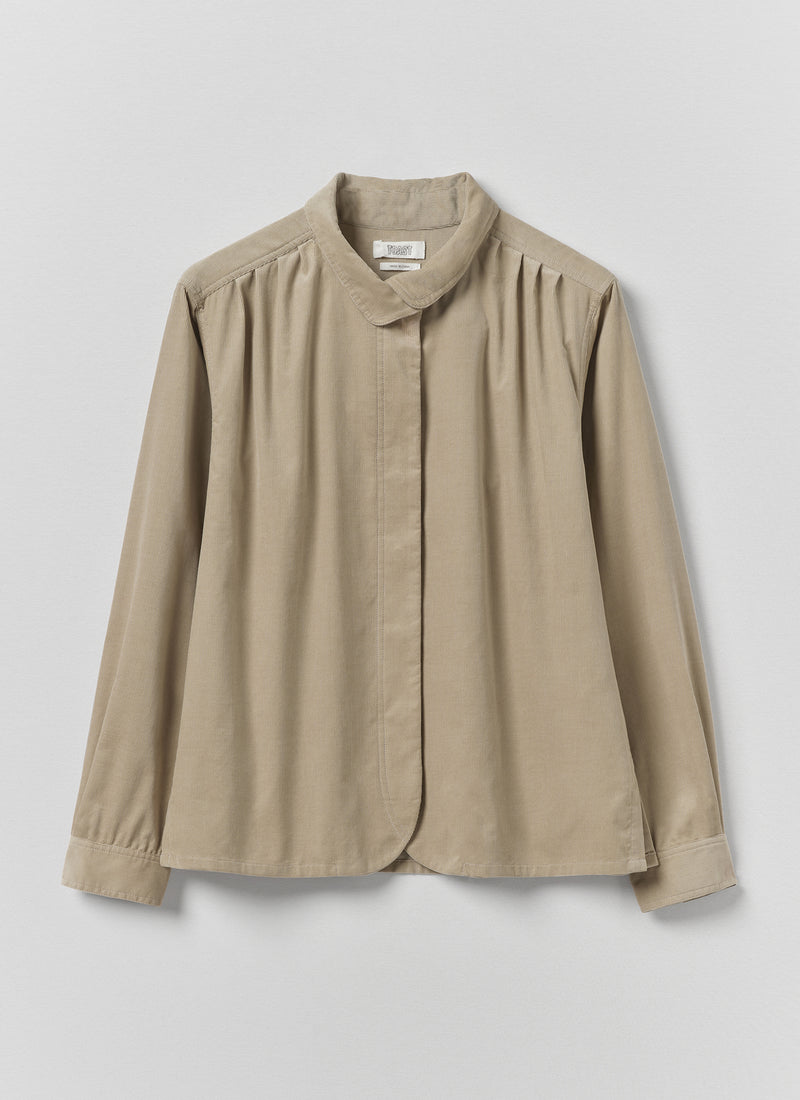 Cotton Needlecord Shirt | Dune