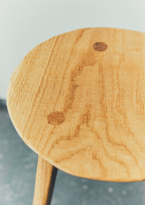 Will Nock Round Side Table | Oak