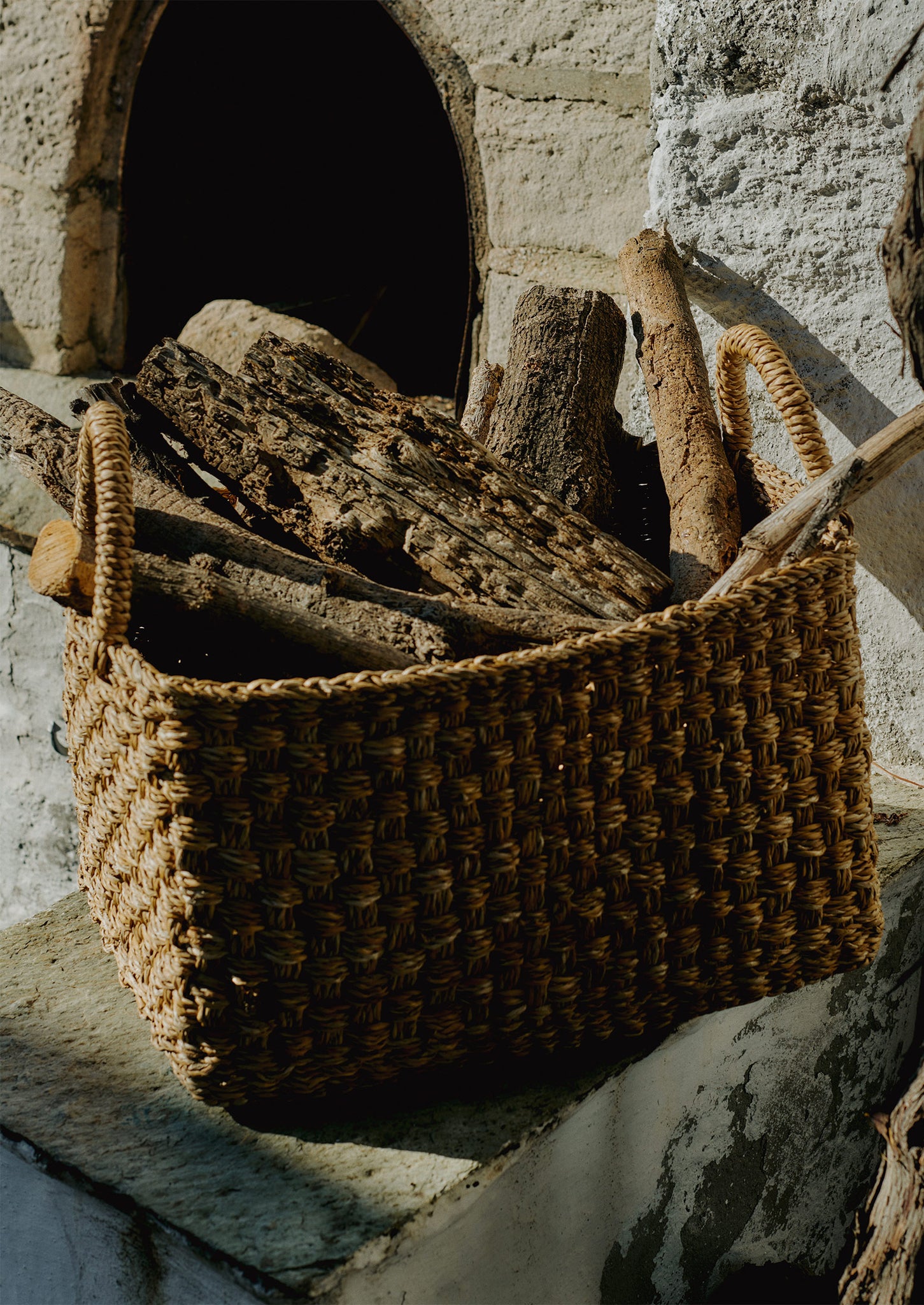 Handwoven Storage Baskets, Small Chindi & Hogla Baskets