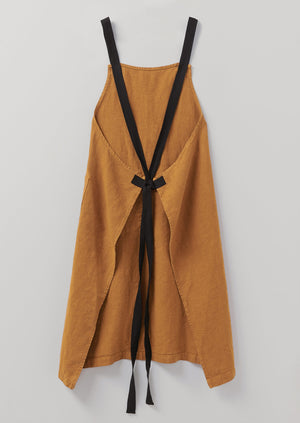 Linen Workwear Apron | Burnt Sienna
