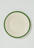 Enamel Plate | Cream/Leaf