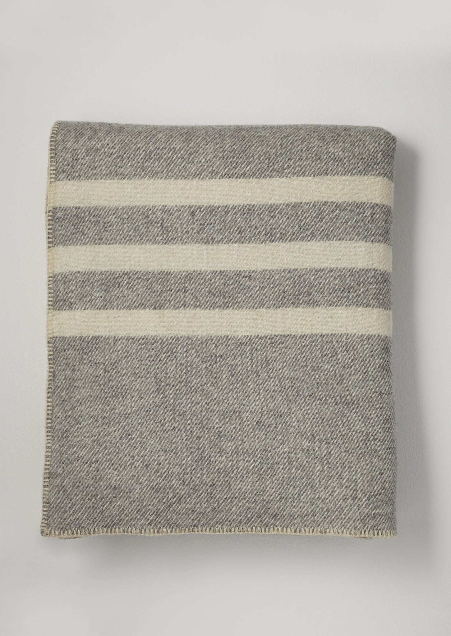 Canadian Wool Blanket | Light Grey