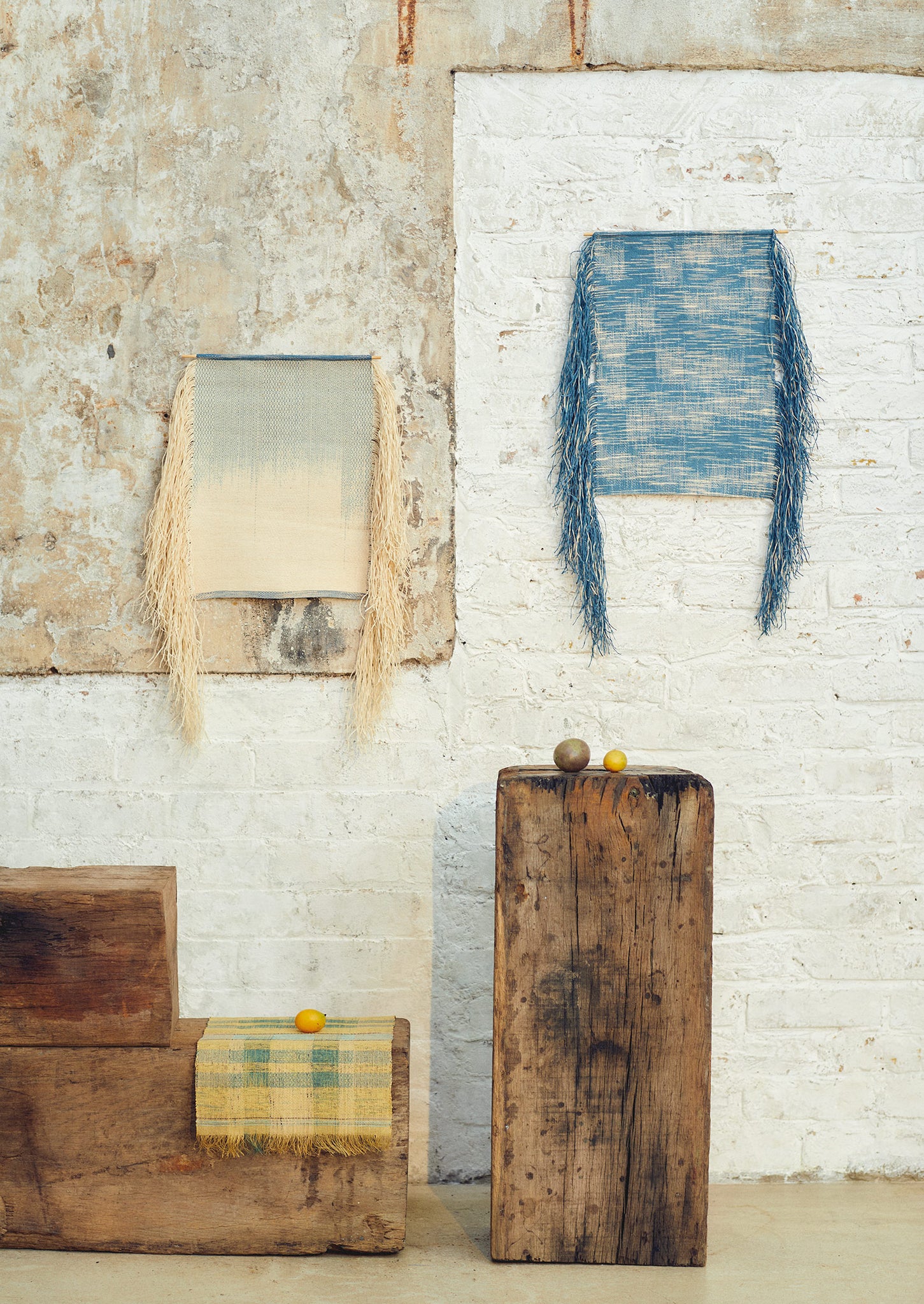 Poppy Fuller Abbott Dip Dye Wall Hanging | Cream
