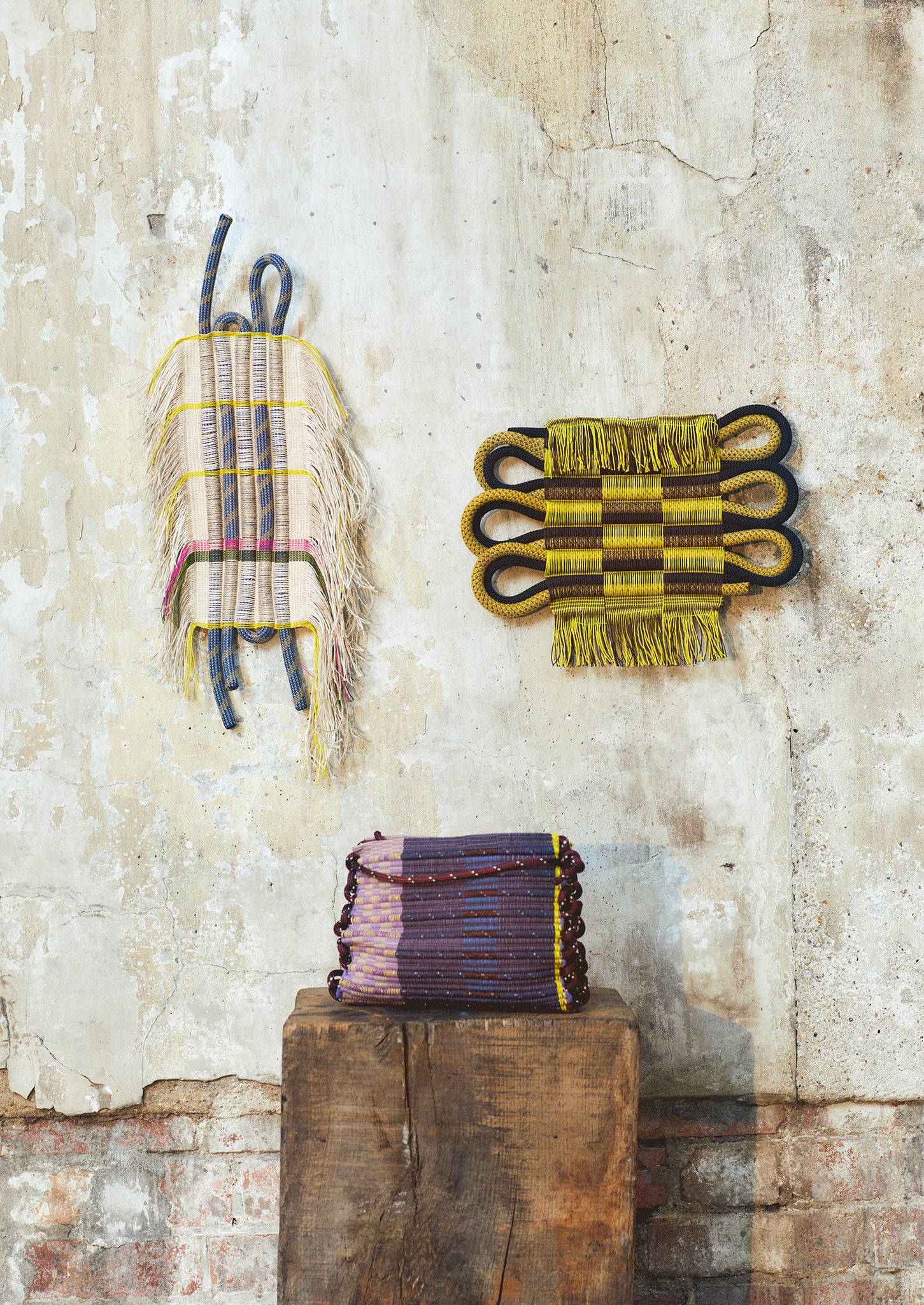 Estelle Bourdet Hand Woven Bag | Indigo