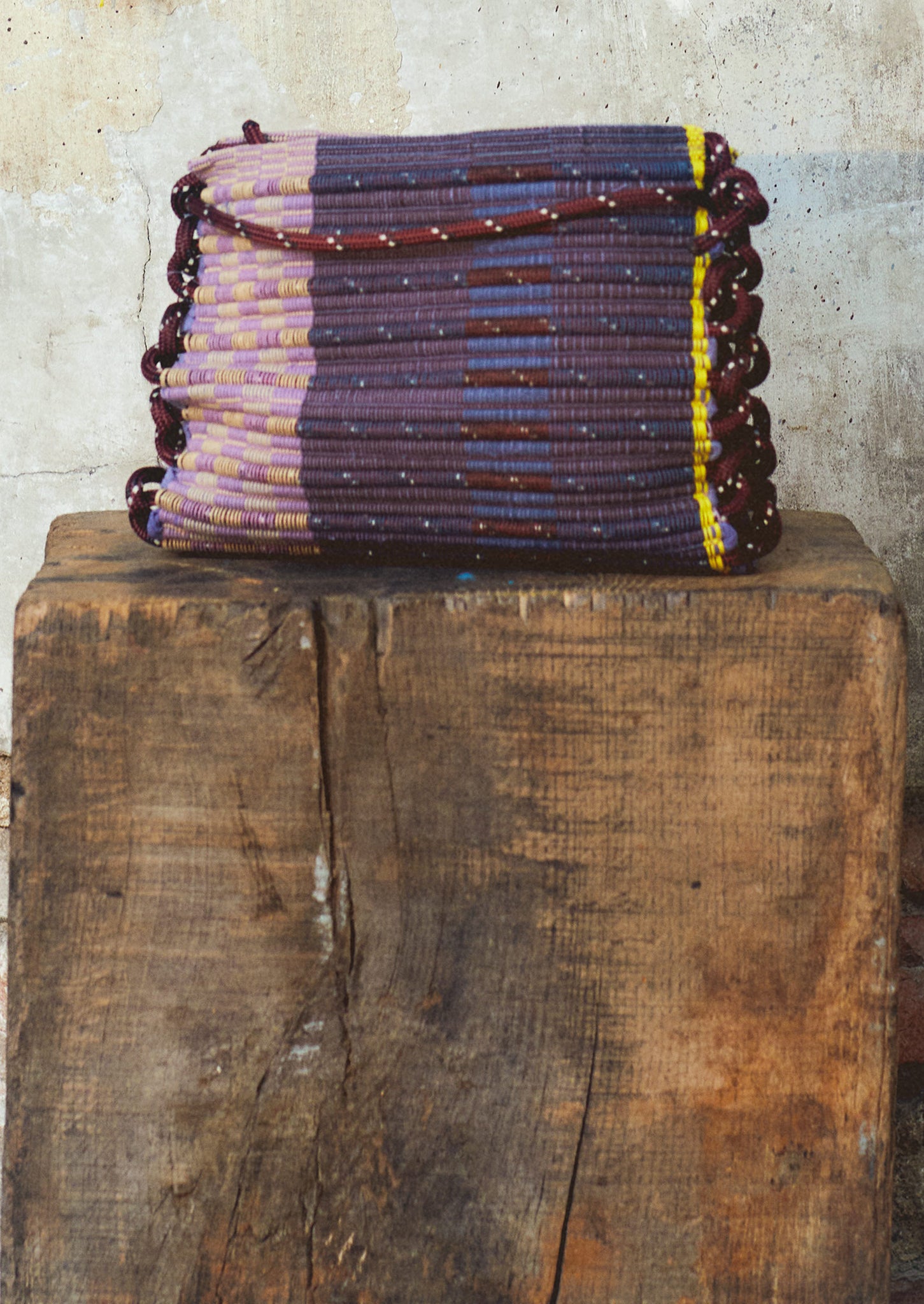 Estelle Bourdet Hand Woven Bag | Indigo