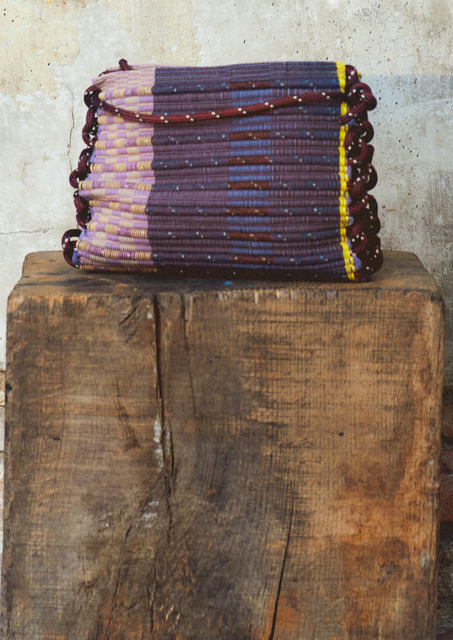 Estelle Bourdet Hand Woven Bag | Indigo