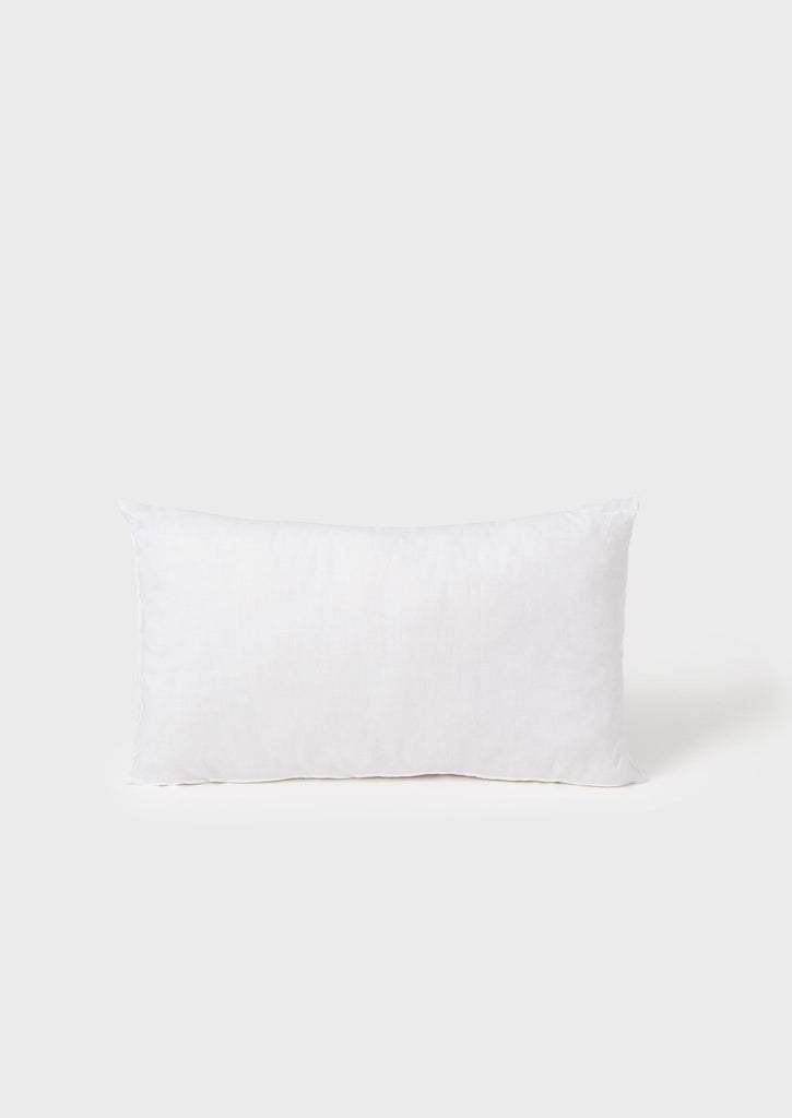 Small Rectangle Wool Cushion Pad | White | TOAST