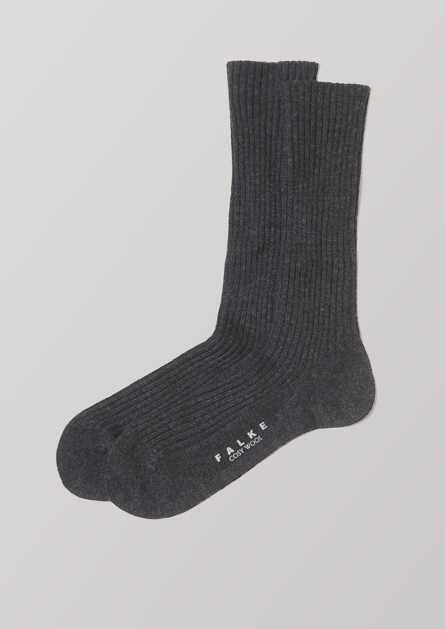 Falke Cosy Wool Boot Socks | Anthramix | TOAST