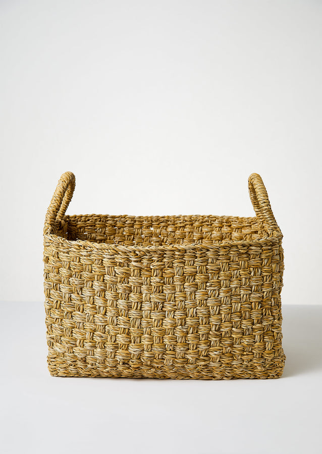 Chatai Weave Hogla Storage Basket | Natural