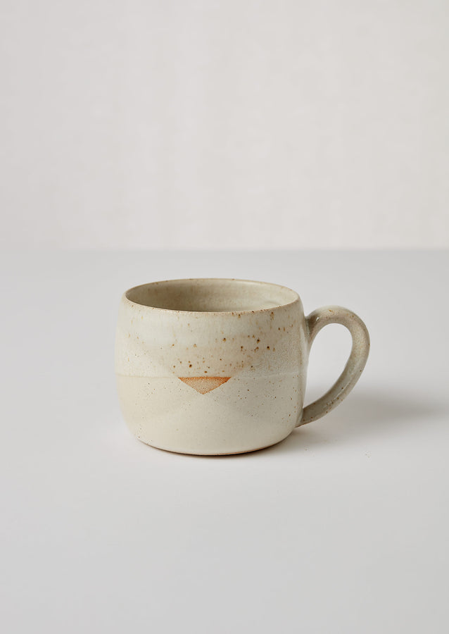 Liz Vidal Abstract Small Mug | Chalk White
