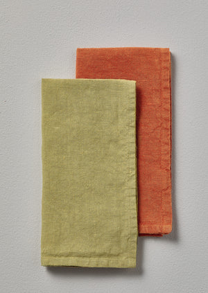 Washed Linen Napkin | Celery