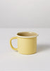 Contrast Rim Enamel Mug | Pale Yellow/Cream