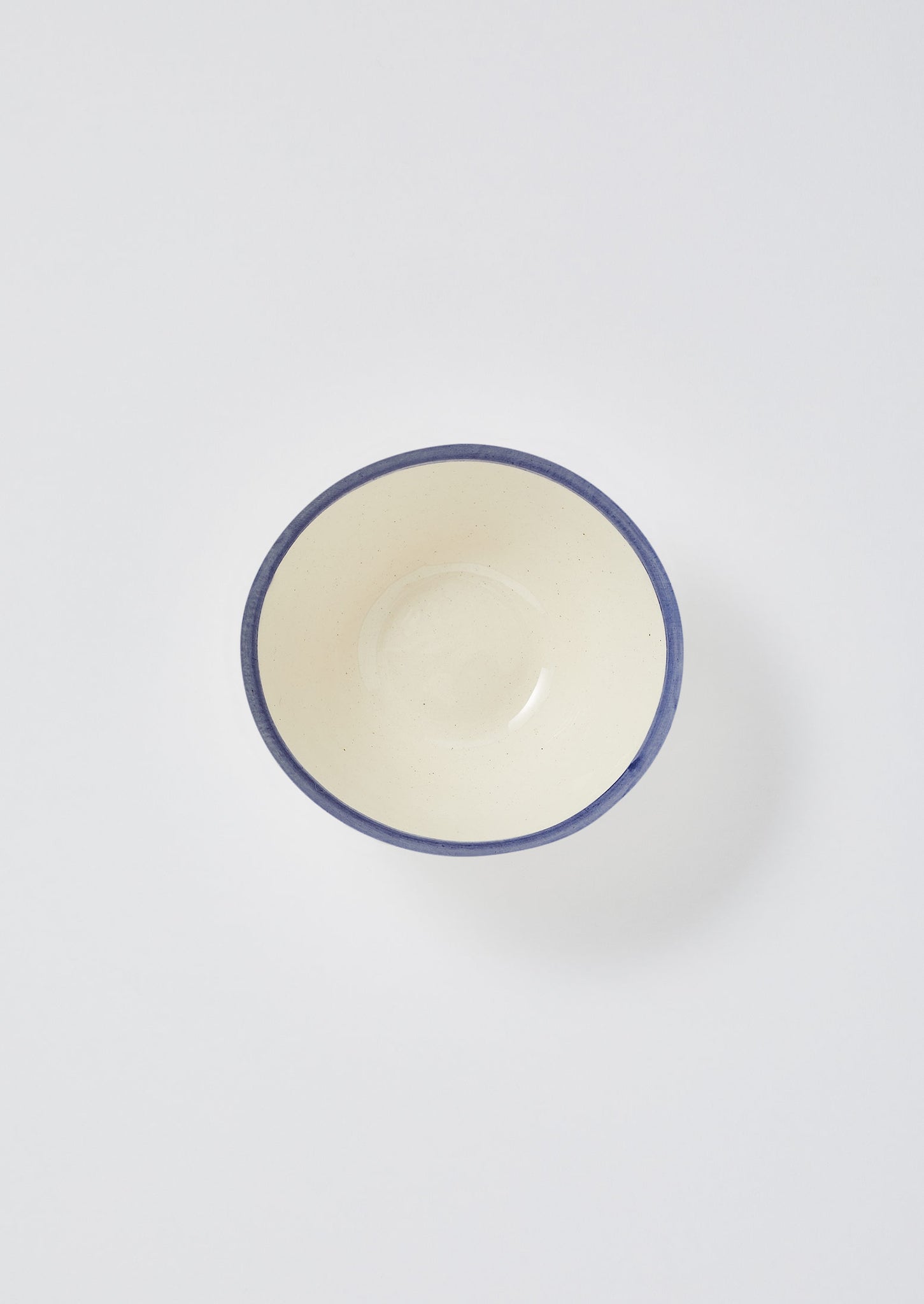 Wonki Ware Pudding Bowl | Natural/Blue