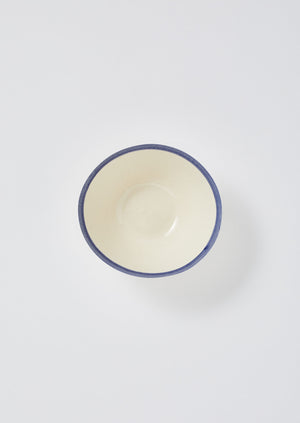 Wonki Ware Pudding Bowl | Natural/Blue