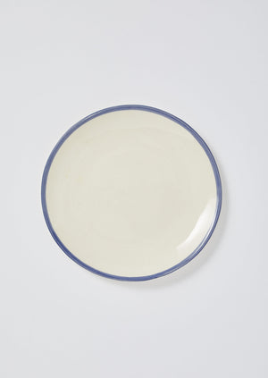 Wonki Ware Side Plate | Natural/Blue