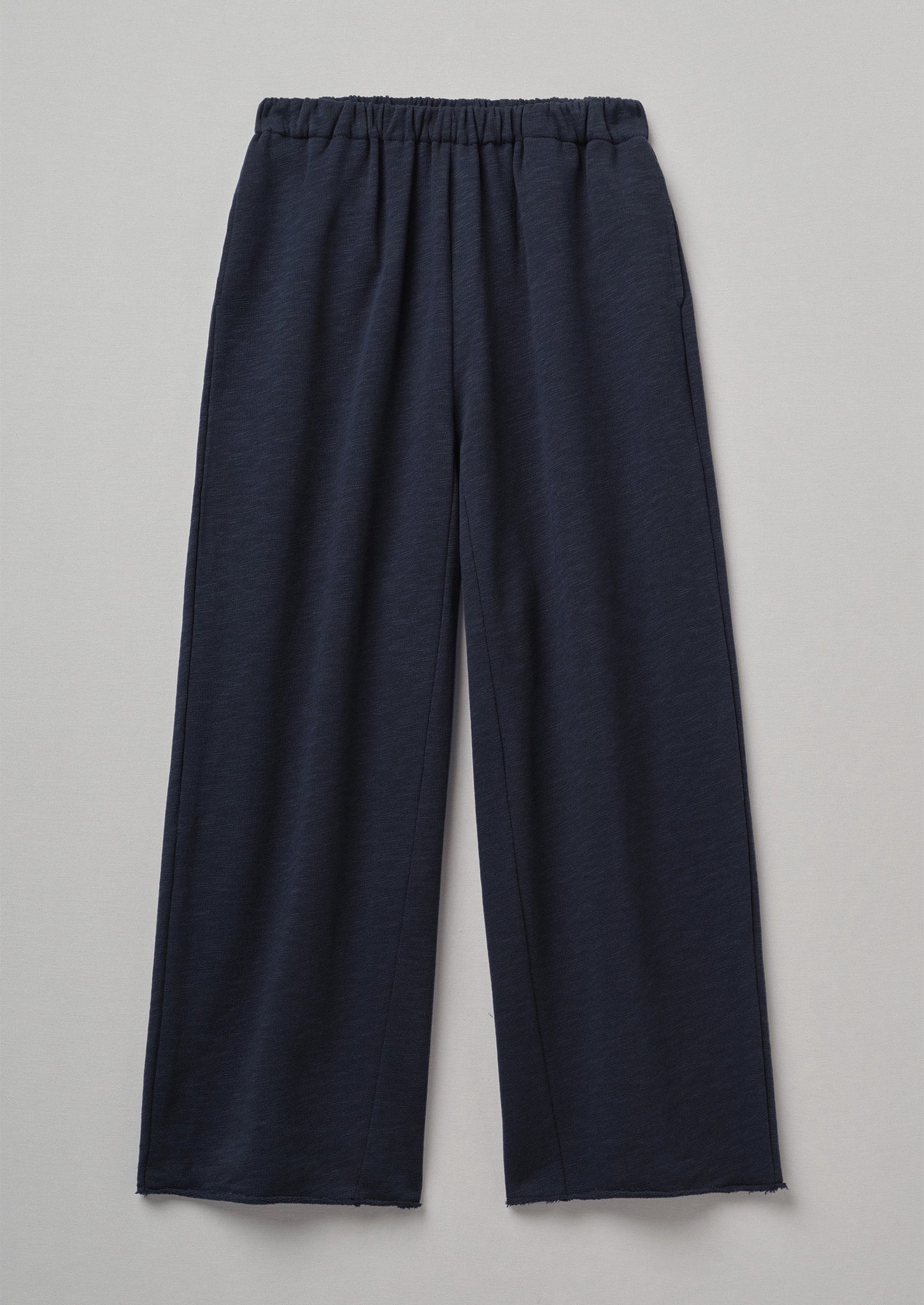 Loop Back Jersey Trousers | Midnight | TOAST