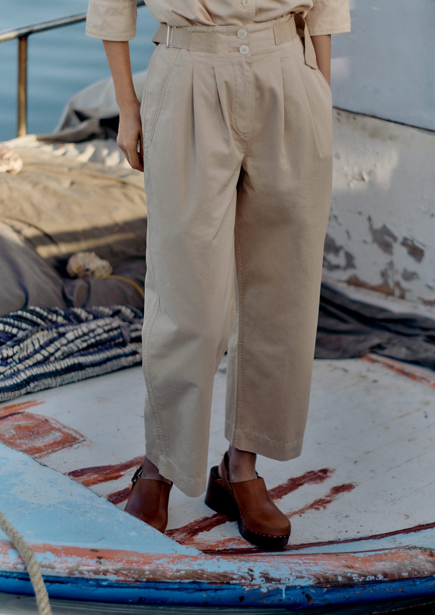 CORNERSTONE side seam trousers - 通販 - nutriplanet.org