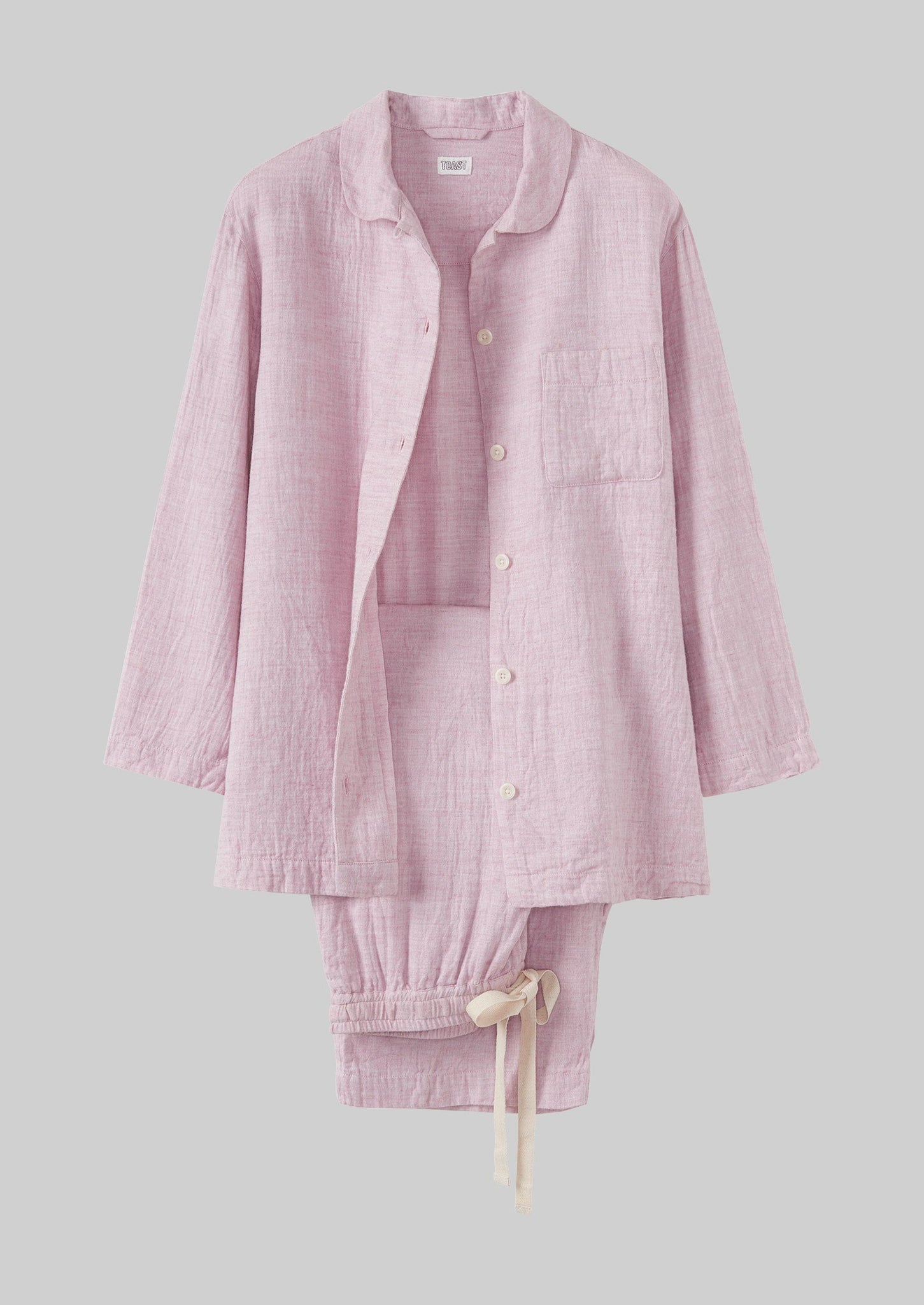 Ada Soft Double Cotton Pyjamas | Dusty Pink