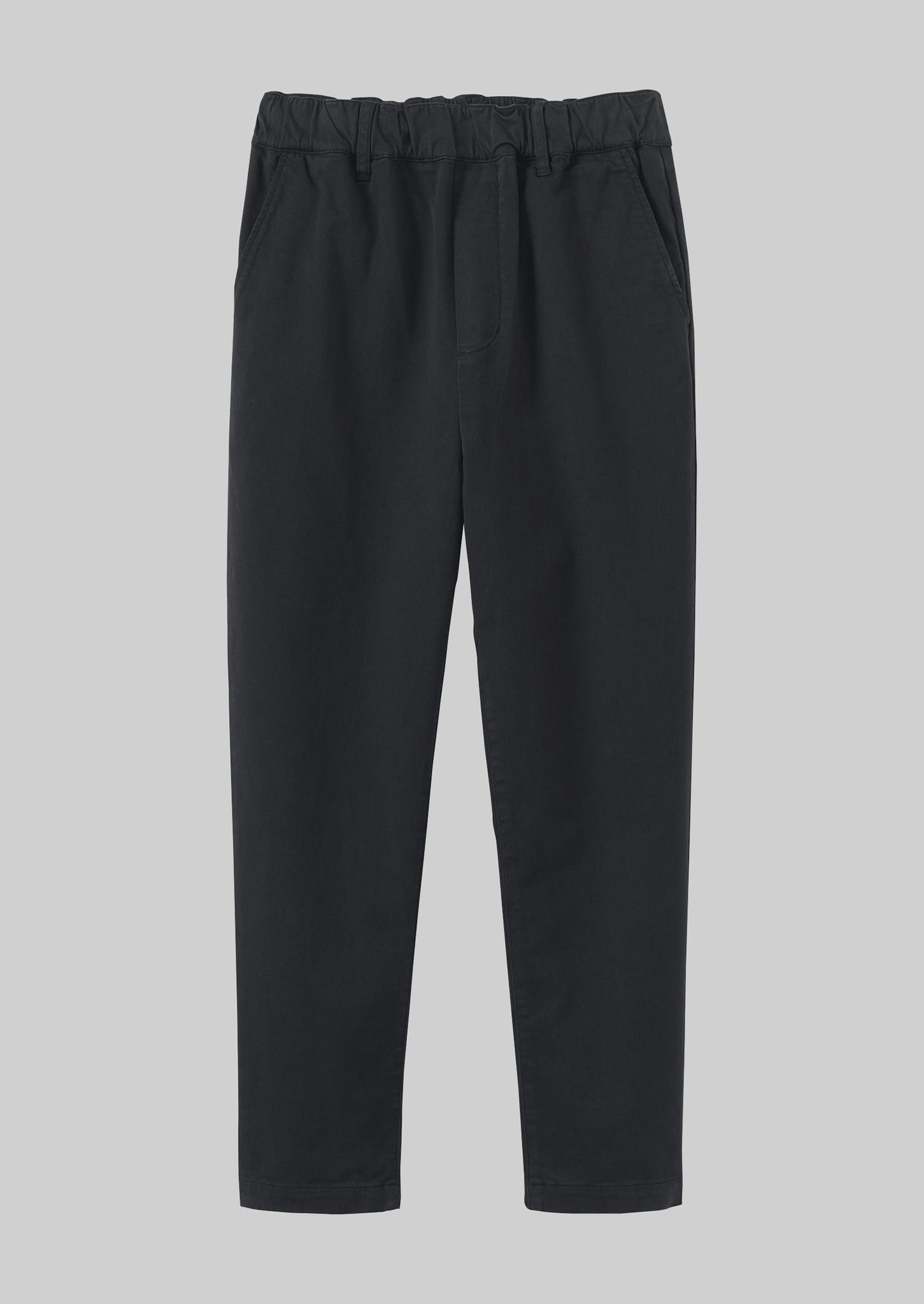 Gabi Cotton Pull On Trousers Soft Black TOAST
