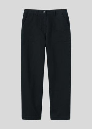 Ashley Organic Cropped Jeans Black TOAST